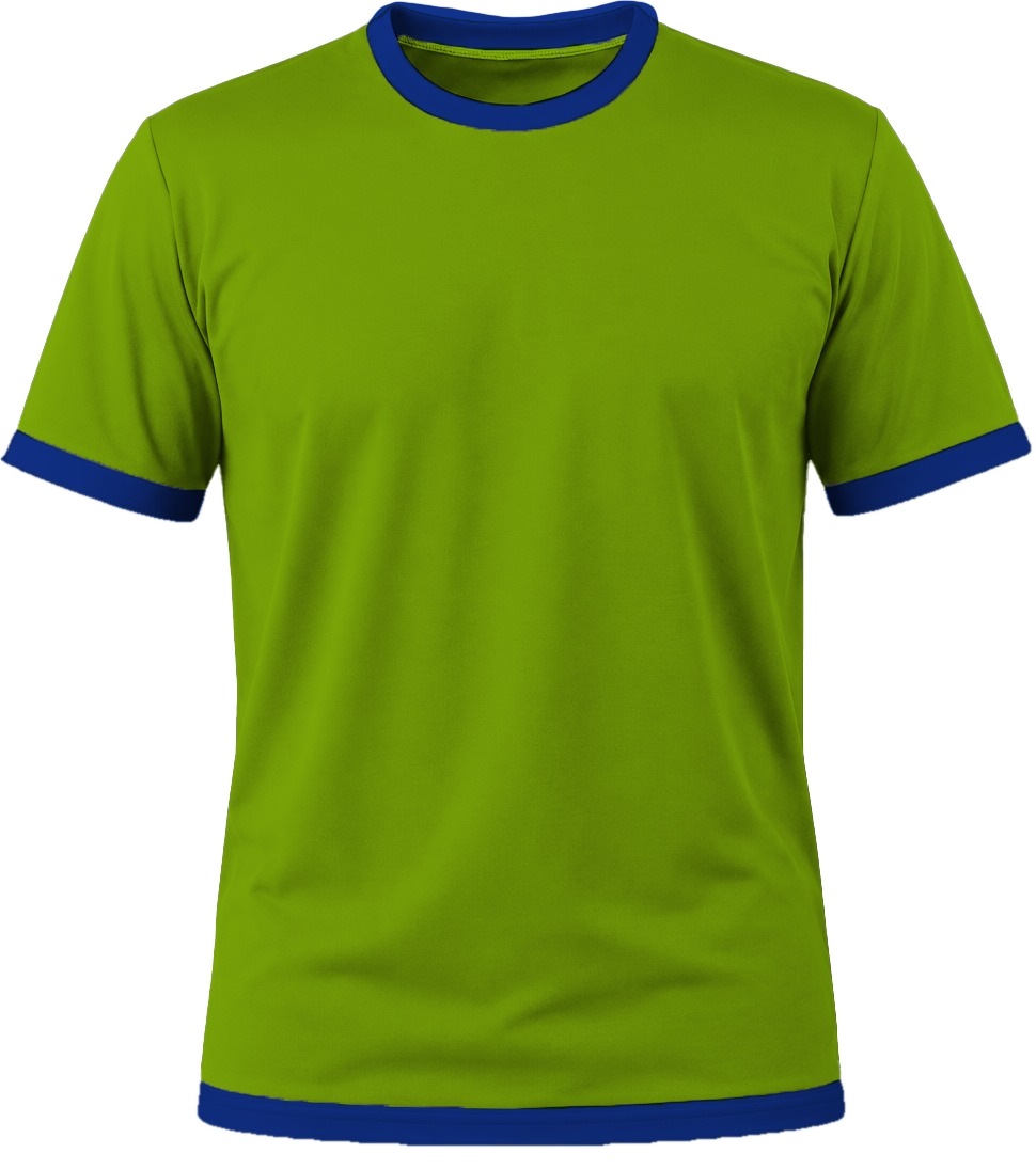 Ringer Unisex Crew Neck T-shirt, Fitted Short Sleeve, Birdseye