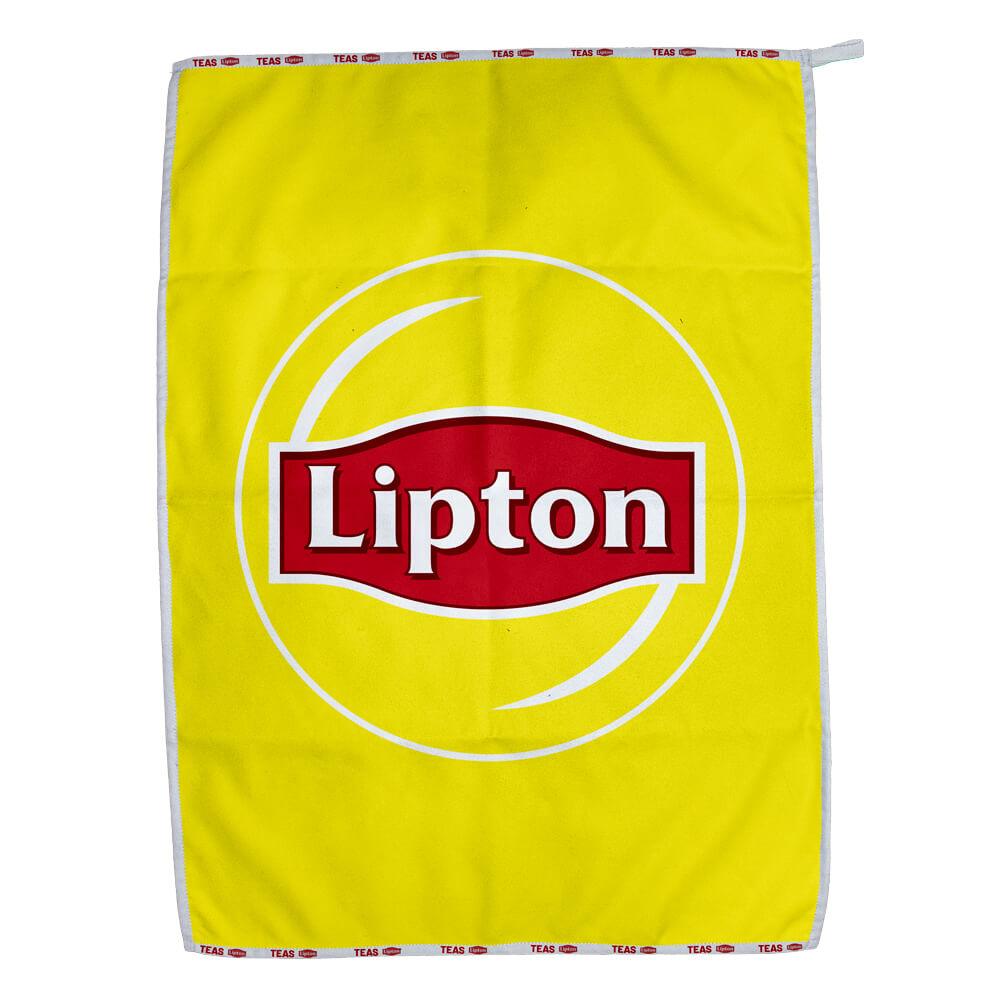 Loerie Quick Drying Hand Towel S/S Print Binded With Personalised Branded Petersham Webbing