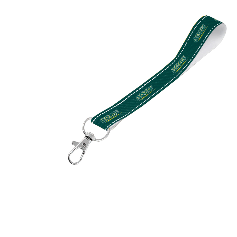 Petersham Wrist Phone Strap With Reflective Border Sublimation Print S/Sided with Snap Hook