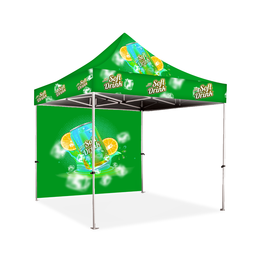 Gazebo 2m Unit, Full Wall, Dye Sub