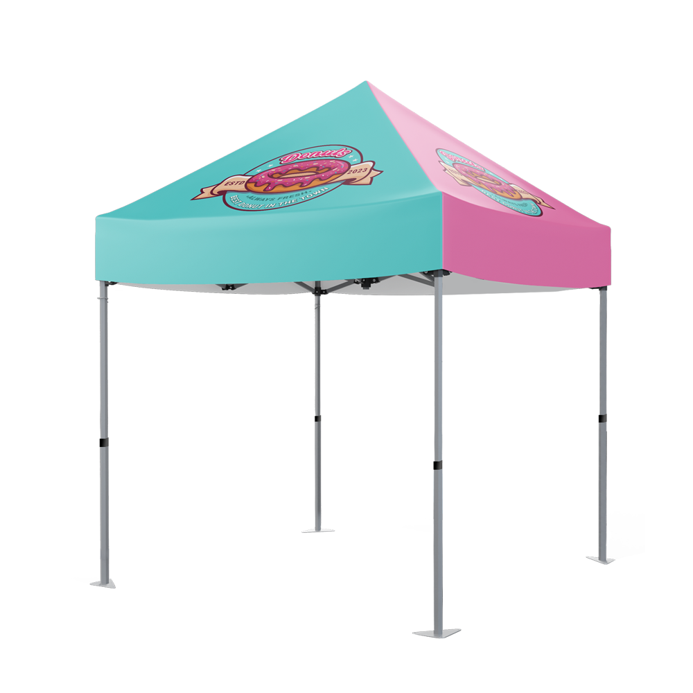 Gazebo 2 x 2m, Dye Sub, Econo Aluminium, Complete