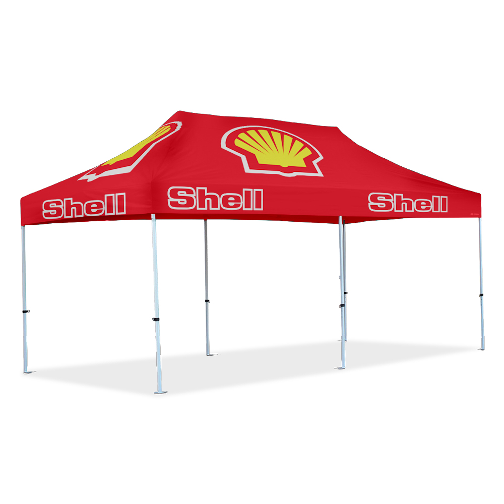 Gazebo 6 x 3m, UV Print, Aluminium, Complete