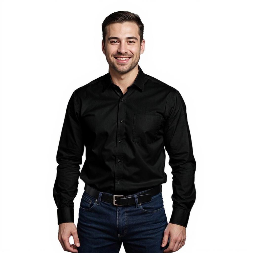 Flux Brushed Cotton Lounge Shirt Men's